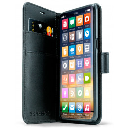 Screenor Smart matkapuhelimen suojakotelo 17 cm (6.7") Lompakkokotelo Musta