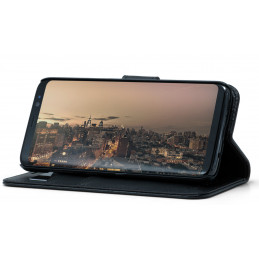 Screenor Smart matkapuhelimen suojakotelo 17 cm (6.7") Lompakkokotelo Musta