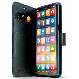 Screenor 27781 matkapuhelimen suojakotelo 16,8 cm (6.6") Lompakkokotelo Musta