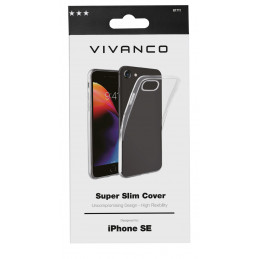 Vivanco Super Slim matkapuhelimen suojakotelo 11,9 cm (4.7") Suojus Läpinäkyvä