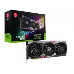 MSI GEFORCE RTX 4070 GAMING X TRIO 12G näytönohjain NVIDIA 12 GB GDDR6X