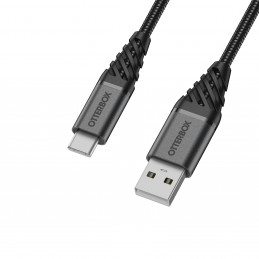 OtterBox Cable Premium USB-kaapeli 2 m USB 2.0 USB C USB A Musta