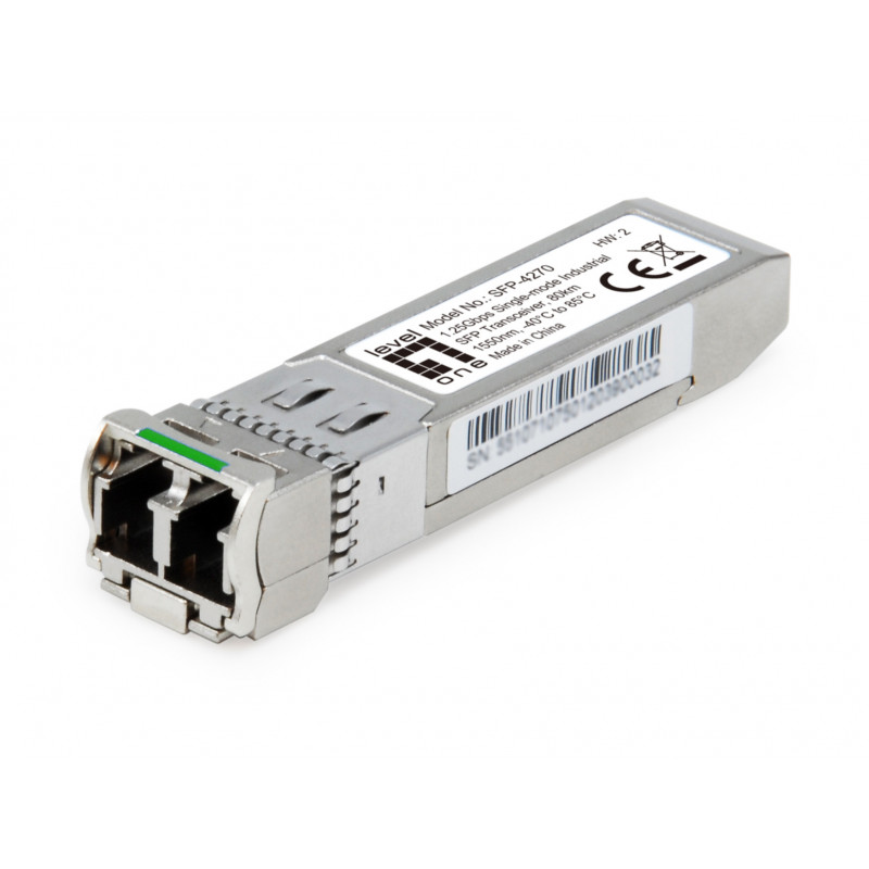 LevelOne SFP-4270 lähetin-vastaanotinmoduuli Valokuitu 1250 Mbit s 1550 nm