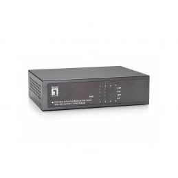 LevelOne FEP-0812W90 verkkokytkin Fast Ethernet (10 100) Power over Ethernet -tuki Harmaa