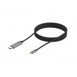 Conceptronic ABBY10G videokaapeli-adapteri 2 m USB Type-C HDMI Harmaa