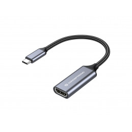 Conceptronic ABBY09G USB grafiikka-adapteri 4096 x 2160 pikseliä Harmaa