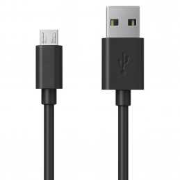 RealPower 255651 USB-kaapeli 0,6 m USB 3.2 Gen 1 (3.1 Gen 1) USB C Micro-USB A Musta