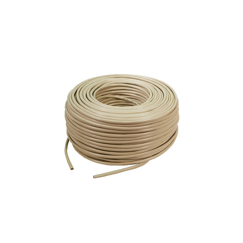 LogiLink CPV0033 verkkokaapeli Beige 100 m Cat6