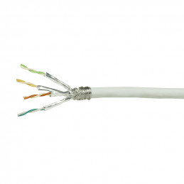 LogiLink CPV0039 verkkokaapeli Valkoinen 100 m Cat6 S FTP (S-STP)