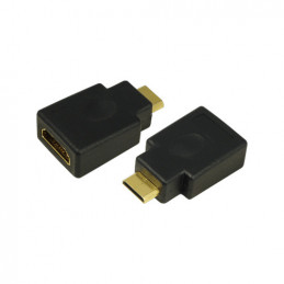 LogiLink AH0009 kaapelin sukupuolenvaihtaja HDMI C HDMI A Musta