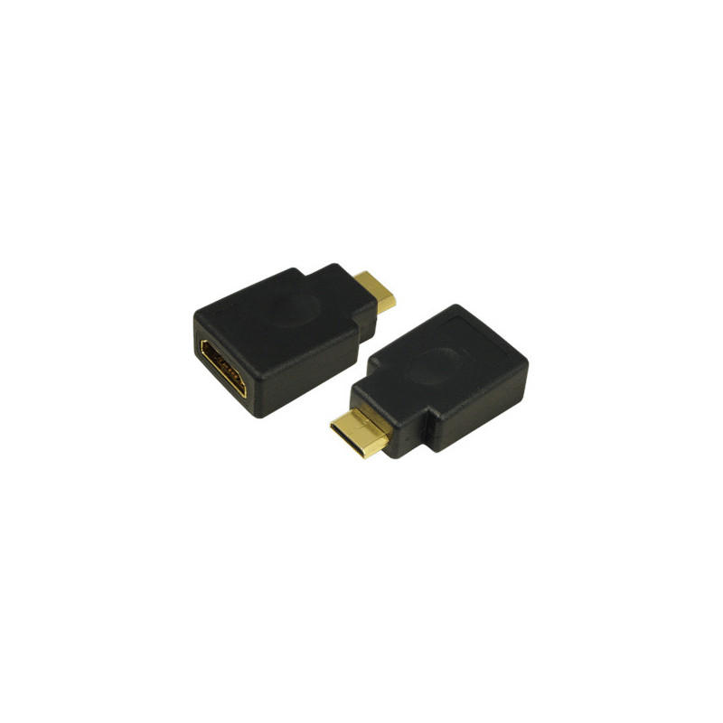 LogiLink AH0009 kaapelin sukupuolenvaihtaja HDMI C HDMI A Musta