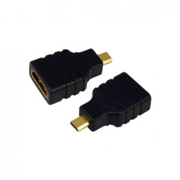 LogiLink AH0010 kaapelin sukupuolenvaihtaja HDMI D HDMI A Musta