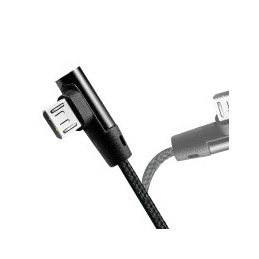 LogiLink CU0141 USB-kaapeli 0,3 m USB 2.0 USB A Micro-USB B Musta