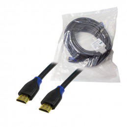 LogiLink CH0066 HDMI-kaapeli 10 m HDMI-tyyppi A (vakio) Musta