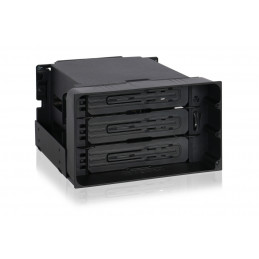 Icy Dock MB830SP-B tallennusaseman kotelo HDD-kotelo Musta 3.5"