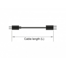 DeLOCK 85663 DisplayPort-kaapeli 5 m Musta