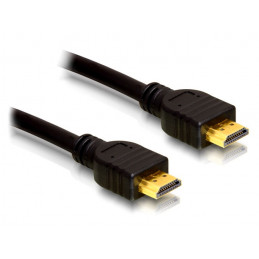 DeLOCK 83352 HDMI-kaapeli 0,25 m HDMI-tyyppi A (vakio) Musta