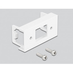 DeLOCK 87110 verkkokaapeli Musta, Valkoinen 0,5 m Cat6a S FTP (S-STP)