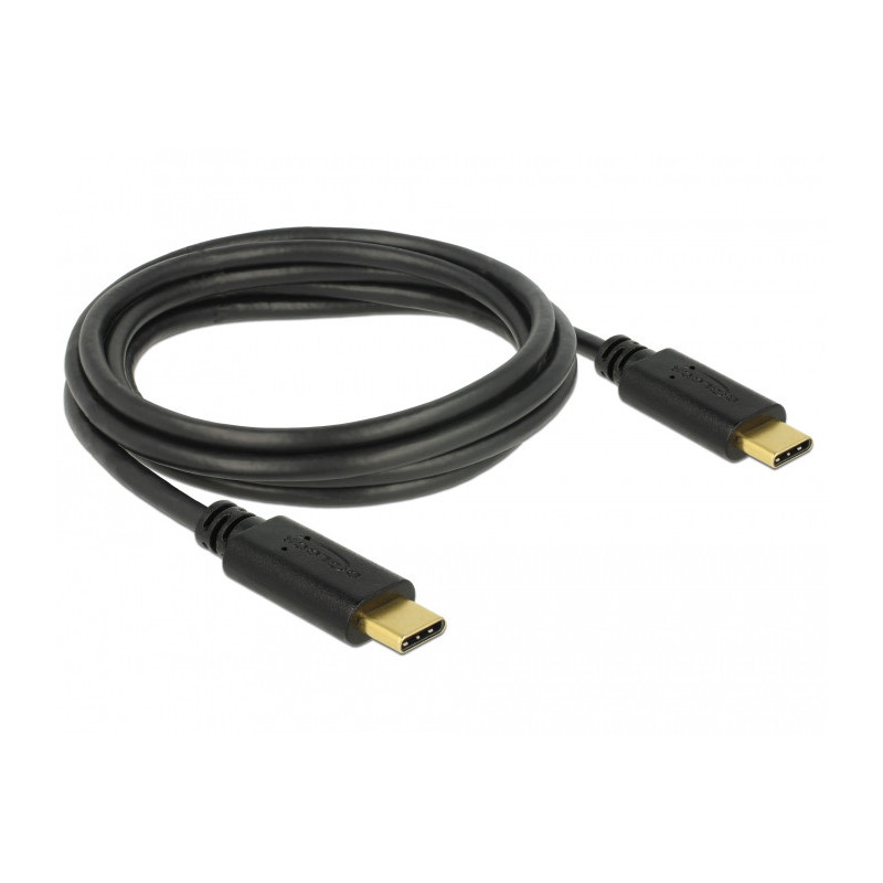 DeLOCK 83324 USB-kaapeli 2 m USB 2.0 USB C Musta