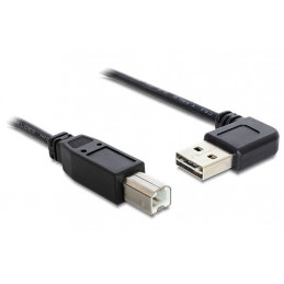 DeLOCK 1m USB 2.0 A - B m m USB-kaapeli USB A USB B Musta