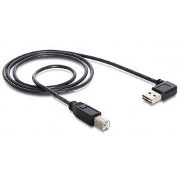 DeLOCK 1m USB 2.0 A - B m m USB-kaapeli USB A USB B Musta