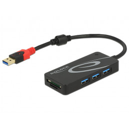 Tragant 62899 keskitin USB 3.2 Gen 1 (3.1 Gen 1) Type-A 5000 Mbit s Musta