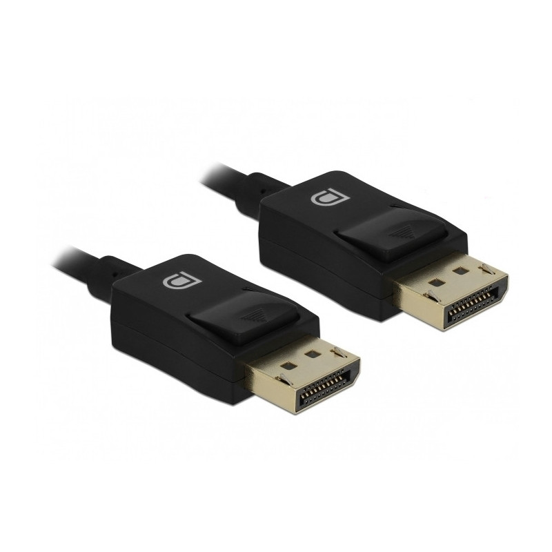 DeLOCK 85304 DisplayPort-kaapeli 5 m Musta