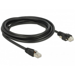 DeLOCK 85669 verkkokaapeli Musta 3 m Cat6 S FTP (S-STP)