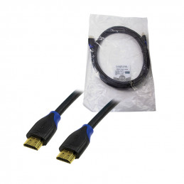 LogiLink CH0063 HDMI-kaapeli 3 m HDMI-tyyppi A (vakio) Musta