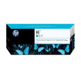 HP 91 syaani DesignJet -pigmenttimustepatruuna, 775 ml