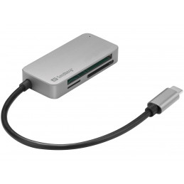 Sandberg 136-38 kortinlukija USB 3.2 Gen 1 (3.1 Gen 1) Type-C Musta