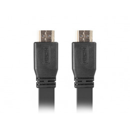 Lanberg CA-HDMI-21CU-0030-BK HDMI-kaapeli 3 m HDMI-tyyppi A (vakio) Musta