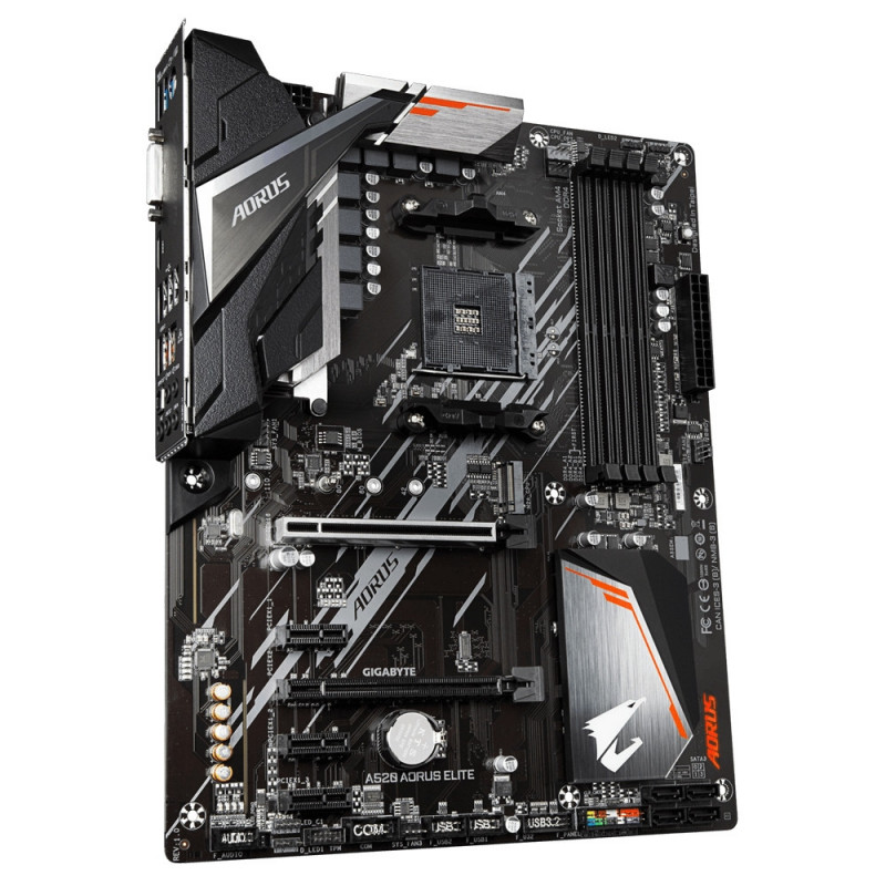 Gigabyte A520 AORUS ELITE emolevy AMD A520 Kanta AM4 ATX