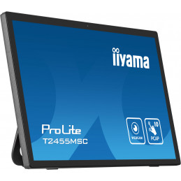 iiyama T2455MSC-B1 infonäyttö Digitaalinen litteä infotaulu 61 cm (24") LED 400 cd m² Full HD Musta Kosketusnäyttö