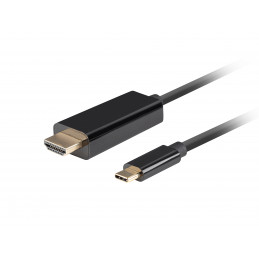 Lanberg CA-CMHD-10CU-0030-BK videokaapeli-adapteri 3 m USB Type-C HDMI