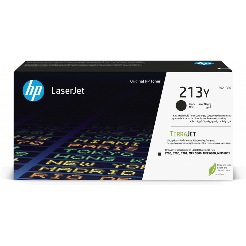 HP 213Y -värikasetti, erittäin riittoisa, musta, alkuperäinen, LaserJet