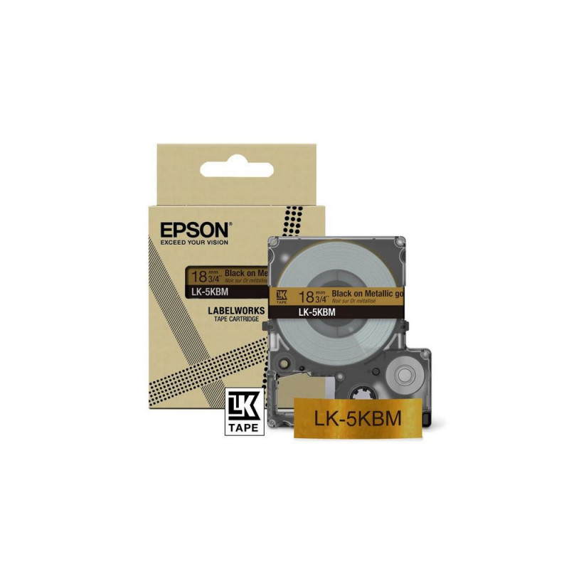 Epson LK-5SBM Musta, Hopea