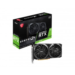 MSI GEFORCE RTX 3050 VENTUS 2X 8G OCV1 näytönohjain NVIDIA 8 GB GDDR6