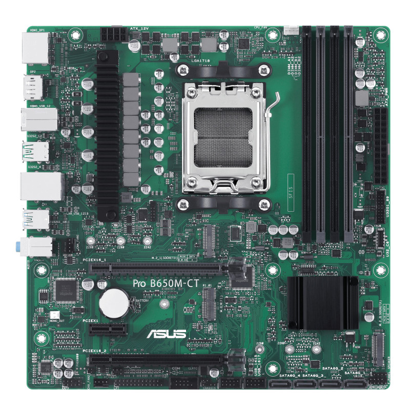 ASUS PRO B650M-CT-CSM AMD B650 Pistoke AM5 mikro ATX