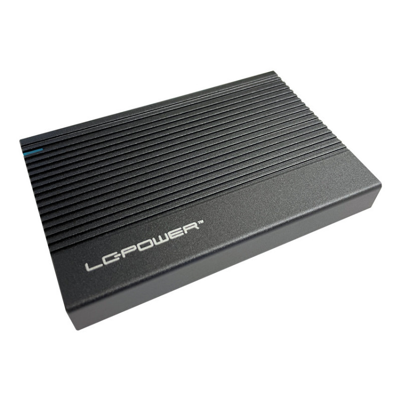 LC-Power LC-25U3-C tallennusaseman kotelo HDD- SSD-kotelo Musta 2.5"