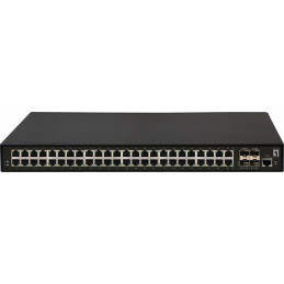 LevelOne GTL-5291 verkkokytkin Hallittu L3 Gigabit Ethernet (10 100 1000) 1U Musta