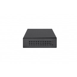 LevelOne GES-2108P verkkokytkin Hallittu L2 Gigabit Ethernet (10 100 1000) Power over Ethernet -tuki Musta