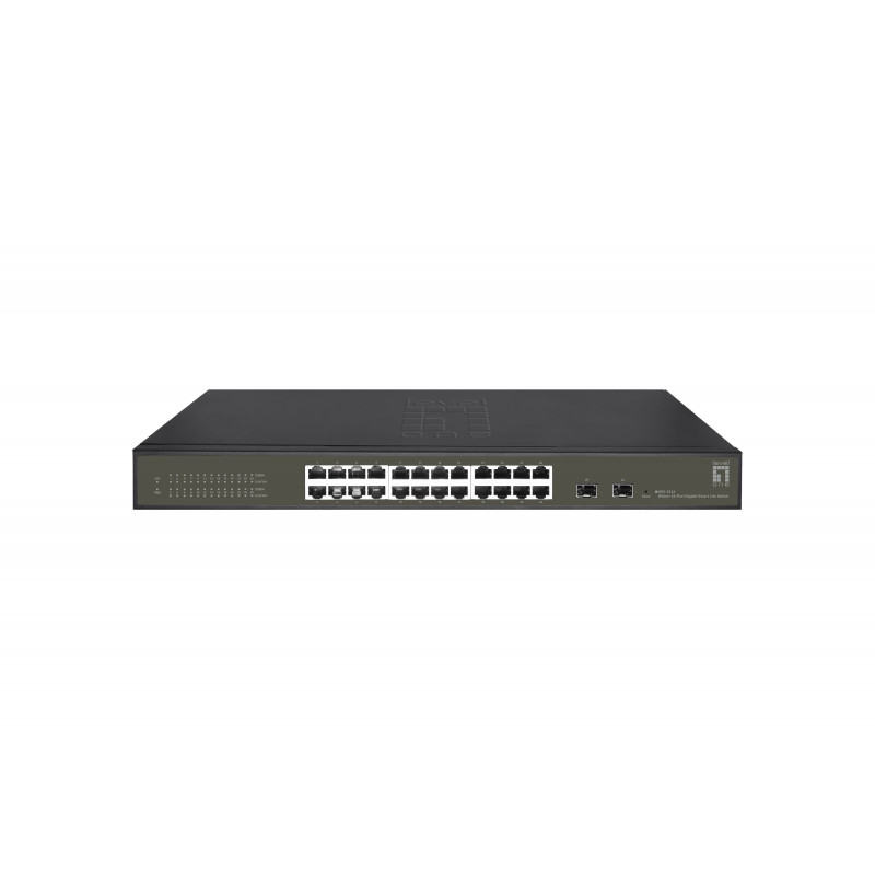 LevelOne GES-2126 verkkokytkin Hallittu L2 Gigabit Ethernet (10 100 1000) Musta