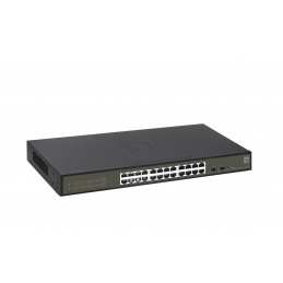 LevelOne GES-2126 verkkokytkin Hallittu L2 Gigabit Ethernet (10 100 1000) Musta