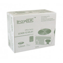 LC-Power LC420-12 V2.31 virtalähdeyksikkö 350 W 20+4 pin ATX ATX Harmaa