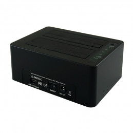LC-Power LC-DOCK-C tallennusaseman telakointiasema USB 3.2 Gen 2 (3.1 Gen 2) Type-C Musta