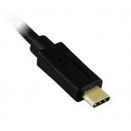 LC-Power LC-DOCK-C tallennusaseman telakointiasema USB 3.2 Gen 2 (3.1 Gen 2) Type-C Musta