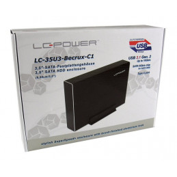 LC-Power LC-35U3-Becrux-C1 HDD-kotelo Musta 3.5"
