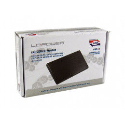 LC-Power LC-25U3-Hydra HDD-kotelo Musta 2.5"