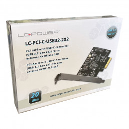 LC-Power LC-PCI-C-USB32-2X2 liitäntäkortti -sovitin Sisäinen